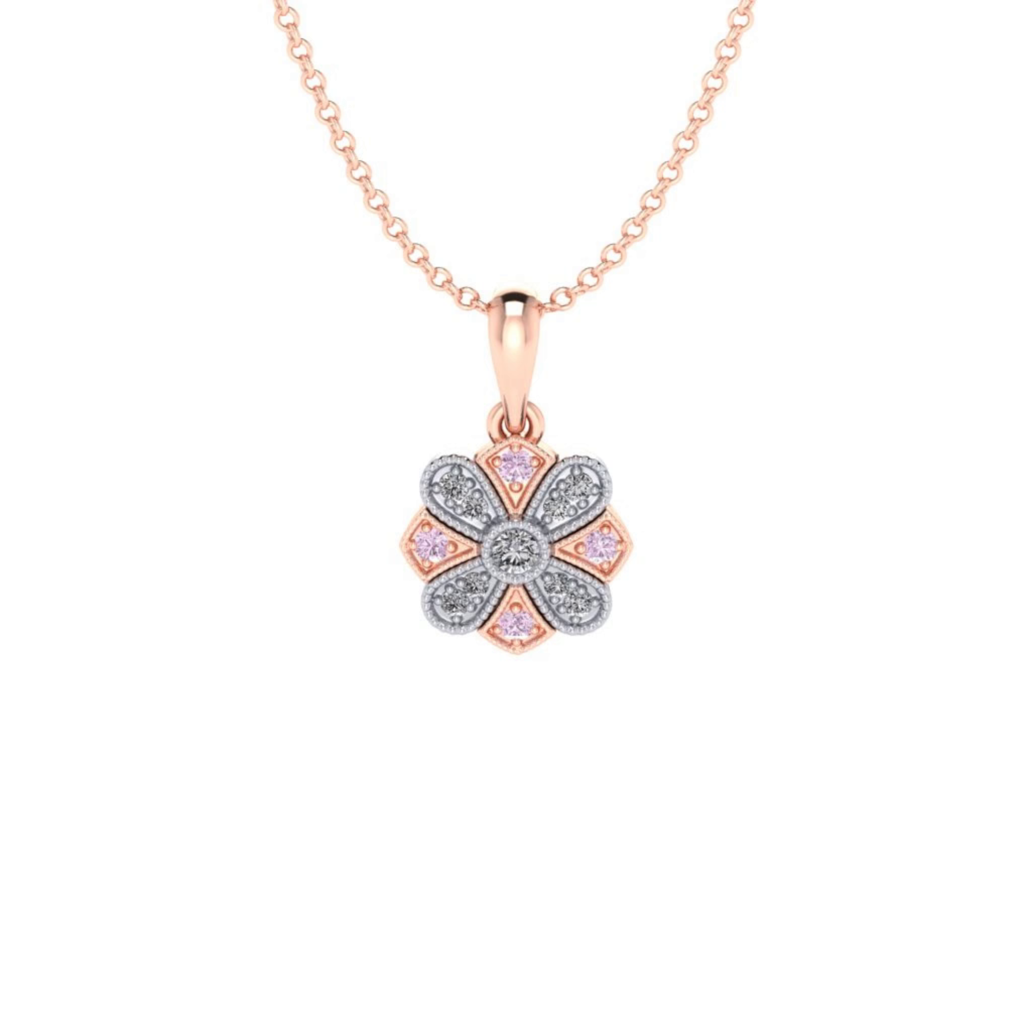 Eminence Pinks Vintage Pendant - Rosendorff Diamonds
